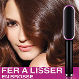 Fer à lisser en brosse